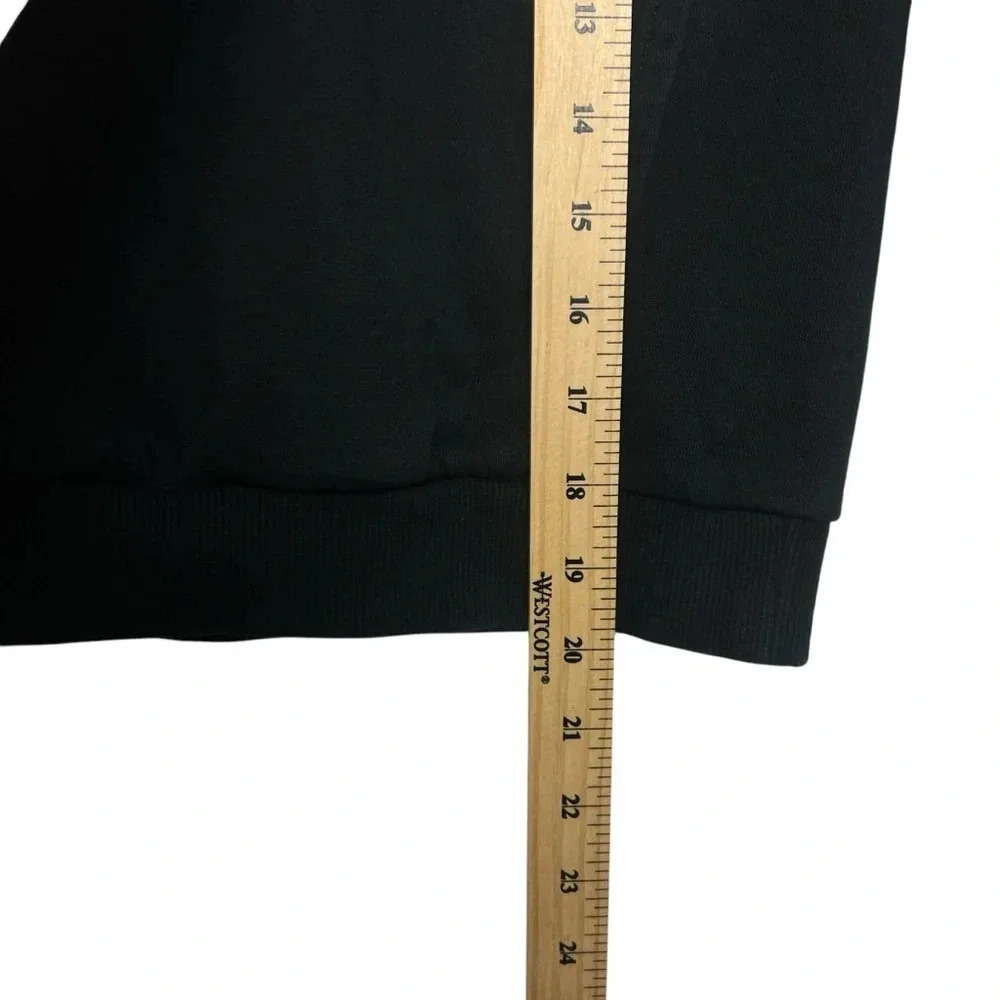 Nike Kids Solid Black Basic Hoodie Size Medium - Picture 5 of 7